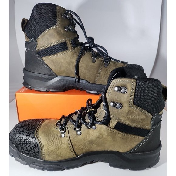 New CAT steel toe boots men waterproof 6” #p91330 M Size 12 US Caterpillar main image 5